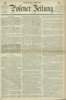 Posener Zeitung. 1867, [№] 179 (3 August) + dod.