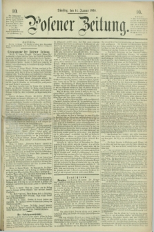 Posener Zeitung. 1868, [№] 10 (14 Januar) + dod.