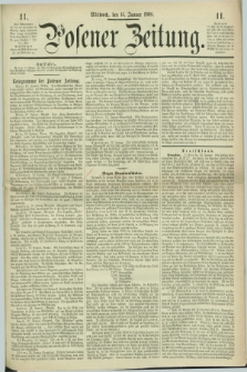 Posener Zeitung. 1868, [№] 11 (15 Januar) + dod.