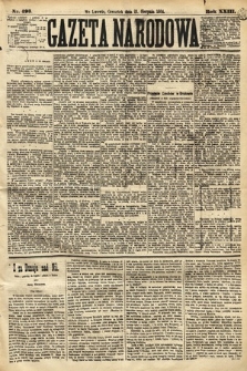 Gazeta Narodowa. 1884, nr 193