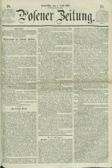 Posener Zeitung. 1868, [№] 78 (2 April) + dod.