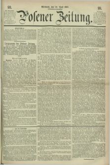Posener Zeitung. 1868, [№] 93 (22 April) + dod.