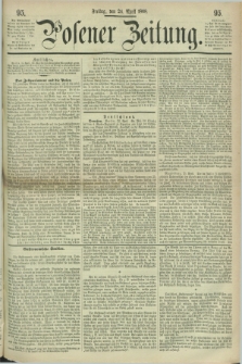 Posener Zeitung. 1868, [№] 95 (24 April) + dod.