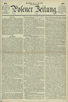 Posener Zeitung. 1868, [№] 165 (18 Juli) + dod.