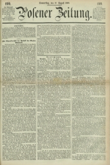Posener Zeitung. 1868, [№] 199 (27 August) + dod.