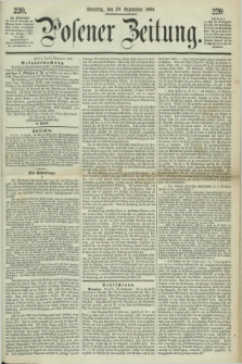 Posener Zeitung. 1868, [№] 220 (20 September) + dod.