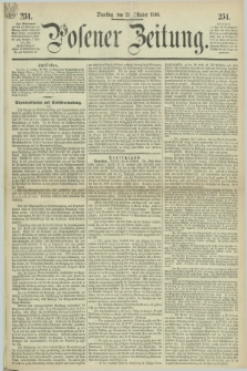 Posener Zeitung. 1868, [№] 251 (27 Oktober) + dod.