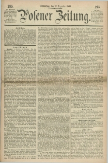 Posener Zeitung. 1868, [№] 295 (17 Dezember) + dod.