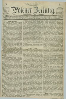 Posener Zeitung. Jg.72 [i.e.76], [№] 9 (12 Januar 1869) + dod.