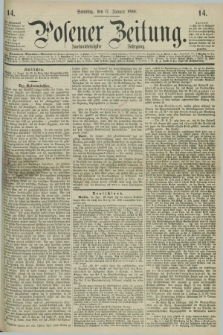 Posener Zeitung. Jg.72 [i.e.76], [№] 14 (17 Januar 1869) + dod.