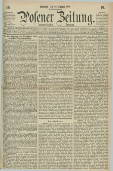 Posener Zeitung. Jg.72 [i.e.76], [№] 16 (20 Januar 1869) + dod.