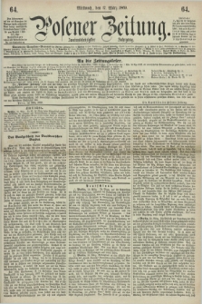 Posener Zeitung. Jg.72 [i.e.76], [№] 64 (17 März 1869) + dod.