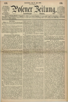 Posener Zeitung. Jg.72 [i.e.76], [№] 159 (10 Juli 1869) + dod.