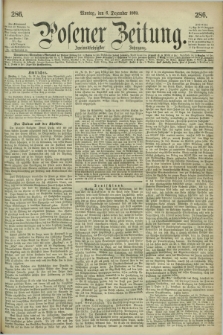 Posener Zeitung. Jg.72 [i.e.76], [№] 286 (6 Dezember 1869) + dod.