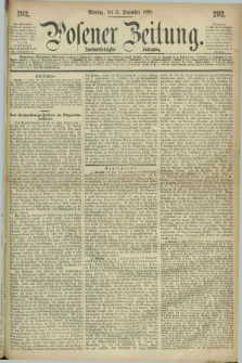 Posener Zeitung. Jg.72 [i.e.76], [№] 292 (13 Dezember 1869) + dod.