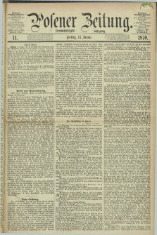 Posener Zeitung. Jg.73 [i.e.77], [№] 11 (14 Januar 1870) + dod.