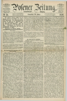 Posener Zeitung. Jg.73 [i.e.77], Nr. 24 (29 Januar 1870) + dod.