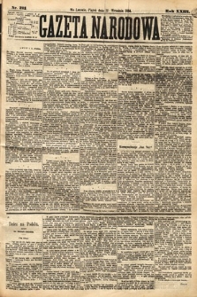 Gazeta Narodowa. 1884, nr 211
