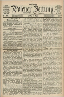 Posener Zeitung. Jg.73 [i.e.77], Nr. 198 (5 August 1870) - Morgen=Ausgabe.