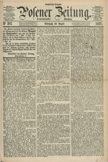 Posener Zeitung. Jg.73 [i.e.77], Nr. 207 (10 August 1870) - Nachmittags=Ausgabe. + dod.
