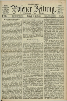 Posener Zeitung. Jg.73 [i.e.77], Nr. 267 (14 September 1870) - Nachmittags=Ausgabe. + dod.