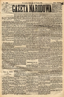 Gazeta Narodowa. 1884, nr 217