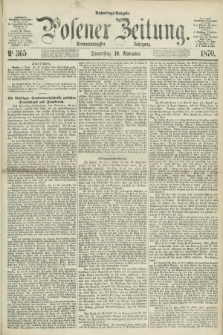 Posener Zeitung. Jg.73 [i.e.77], Nr. 365 (10 November 1870) - Nachmittags=Ausgabe. + dod.