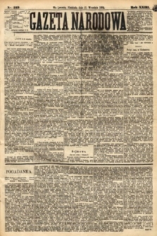 Gazeta Narodowa. 1884, nr 219