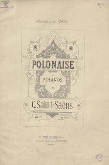 Polonaise : à 2 pianos : op. 77