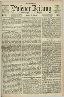 Posener Zeitung. Jg.73 [i.e.77], Nr. 391 (25 November 1870) - Nachmittags=Ausgabe. + dod.