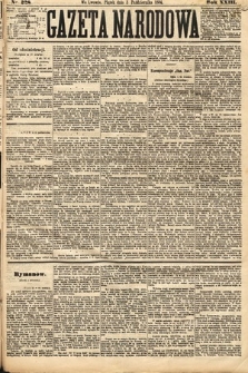 Gazeta Narodowa. 1884, nr 228