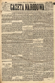 Gazeta Narodowa. 1884, nr 232