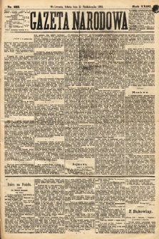 Gazeta Narodowa. 1884, nr 235