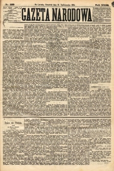 Gazeta Narodowa. 1884, nr 239