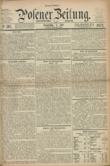 Posener Zeitung. Jg.75 [i.e.79], Nr. 307 (4 Juli 1872) - Morgen=Ausgabe.