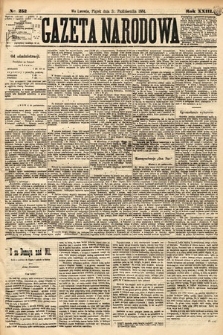 Gazeta Narodowa. 1884, nr 252