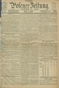 Posener Zeitung. Jg.76 [i.e.80], Nr. 3 (3 Januar 1873) - Morgen=Ausgabe.