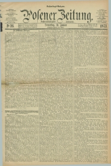 Posener Zeitung. Jg.76 [i.e.80], Nr. 26 (16 Januar 1873) - Nachmittags=Ausgabe. + dod.