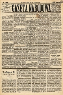 Gazeta Narodowa. 1884, nr 263