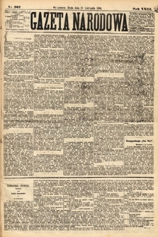 Gazeta Narodowa. 1884, nr 267