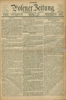 Posener Zeitung. Jg.77 [i.e.81], Nr. 452 (2 Juli 1874) - Mittag=Ausgabe.