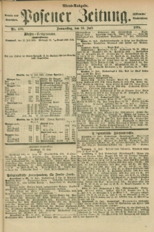 Posener Zeitung. Jg.77 [i.e.81], Nr. 489 (16 Juli 1874) - Abend=Ausgabe.