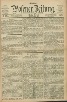 Posener Zeitung. Jg.77 [i.e.81], Nr. 497 (20 Juli 1874) - Mittag=Ausgabe.