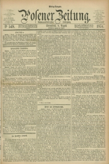 Posener Zeitung. Jg.77 [i.e.81], Nr. 548 (8 August 1874) - Mittag=Ausgabe.