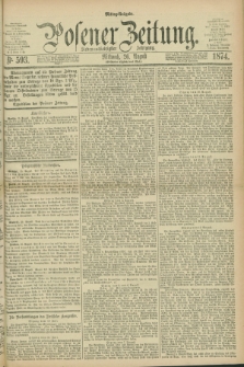 Posener Zeitung. Jg.77 [i.e.81], Nr. 593 (26 August 1874) - Mittag=Ausgabe.