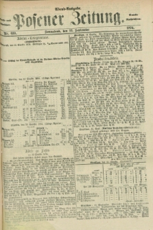 Posener Zeitung. Jg.77 [i.e.81], Nr. 639 (12 September 1874) - Abend=Ausgabe.