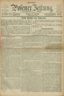 Posener Zeitung. Jg.77 [i.e.81], Nr. 679 (29 September 1874) + dod.