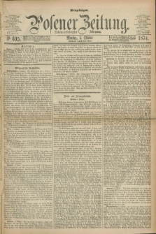 Posener Zeitung. Jg.77 [i.e.81], Nr. 695 (5 Oktober 1874) - Mittag=Ausgabe.