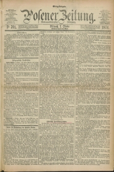 Posener Zeitung. Jg.77 [i.e.81], Nr. 701 (7 Oktober 1874) - Mittag=Ausgabe.