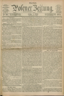 Posener Zeitung. Jg.77 [i.e.81], Nr. 707 (9 Oktober 1874) - Mittag=Ausgabe.